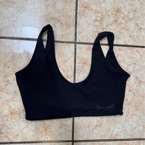 Women's Black sports bra